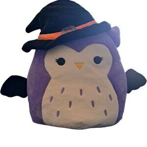 Squishmallow 12" Holly the Owl Witch Halloween Trick Or Treat Bag/Tote